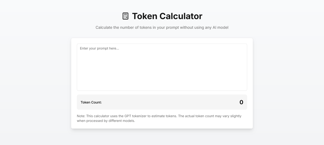 Tokenizer - Nextjs